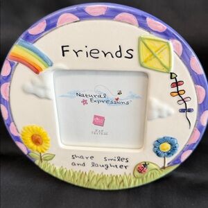 Russ Natural Expressions 3 x 3 “Friends Share Smiles and Laughter” Frame